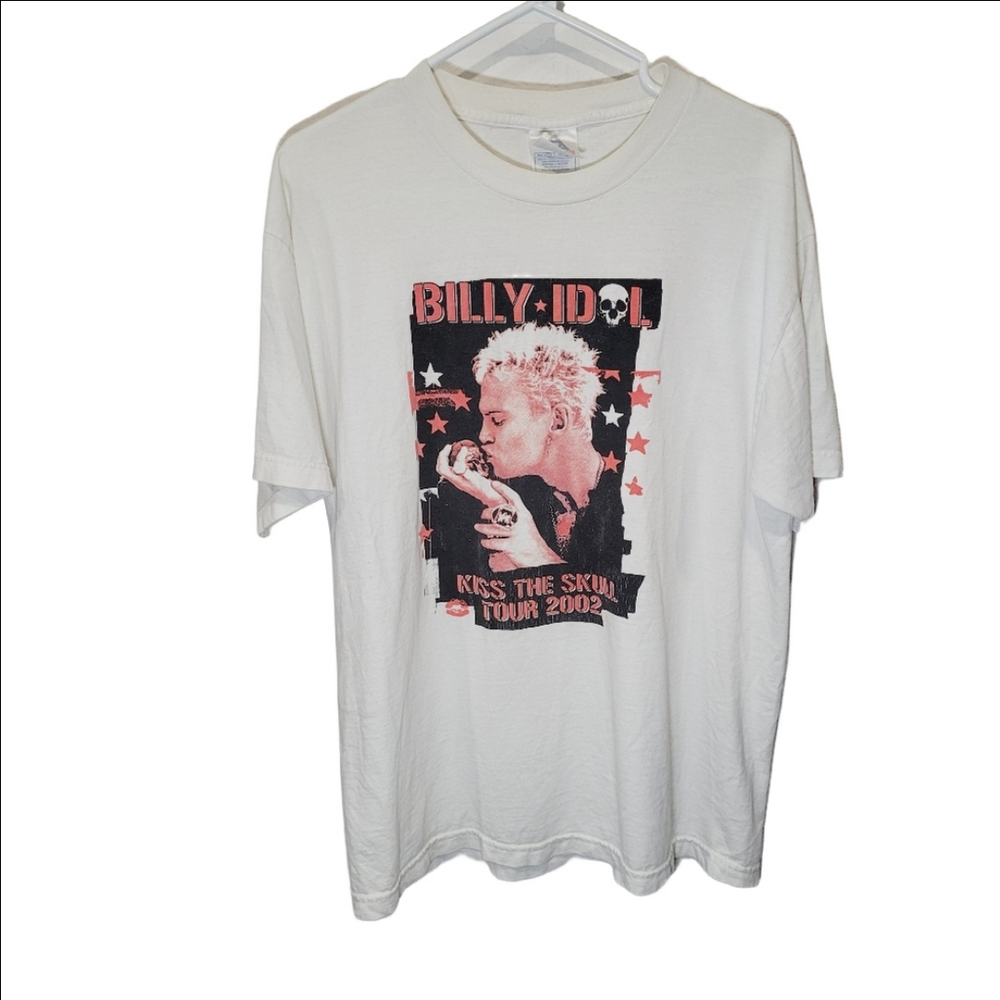 Billy Idol Kiss The Skull Tour 2002 Tshirt